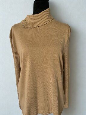 Josephine Chaus Camel Sweater with Studs